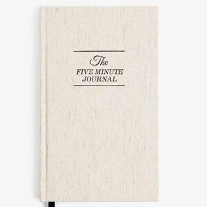 NEW INTELLIGENT CHANGES The Five Minute Journal Hardcover Beige Daily